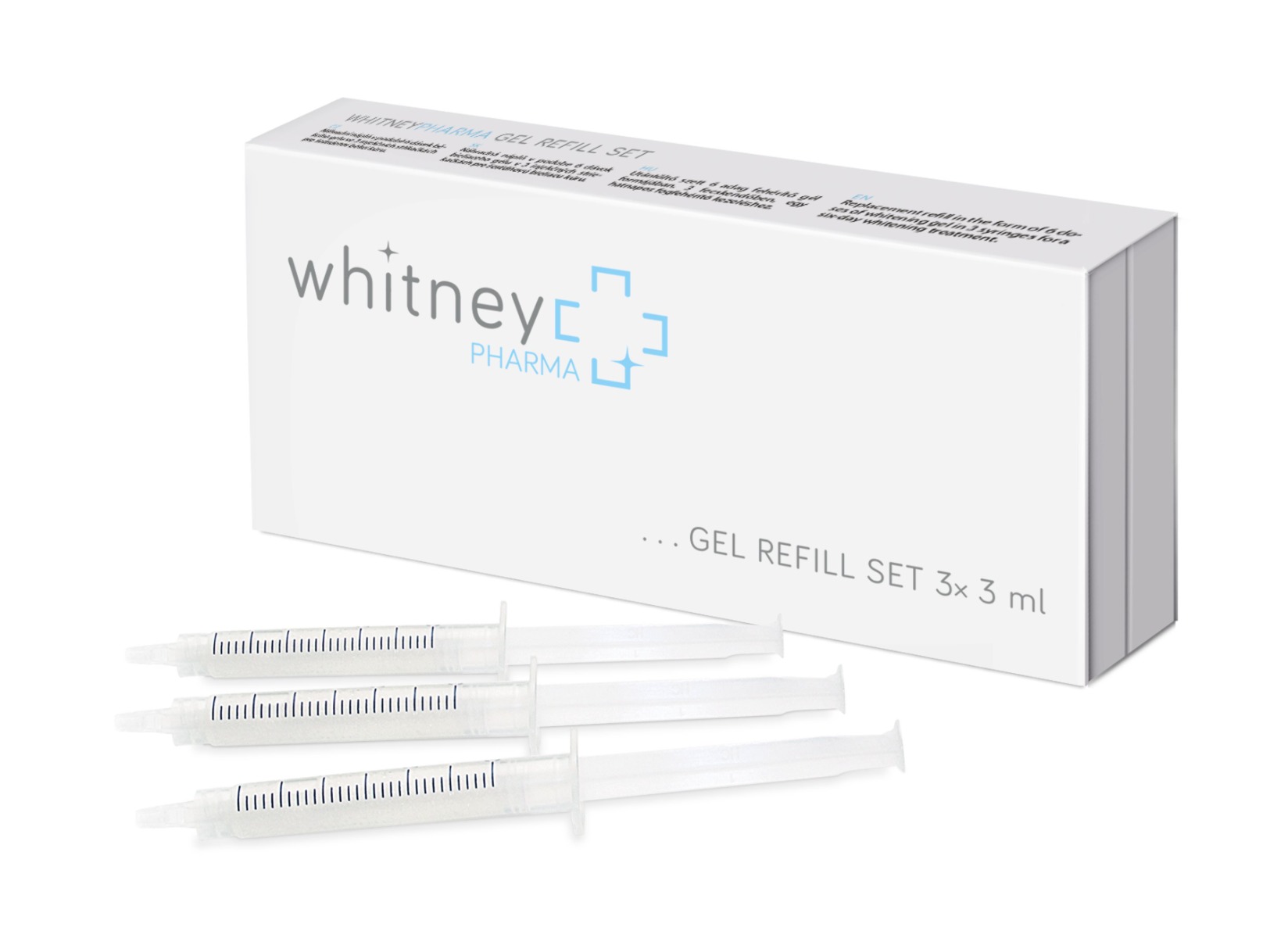 WhitneyPHARMA Gel refill set 3x3 ml WhitneyPHARMA