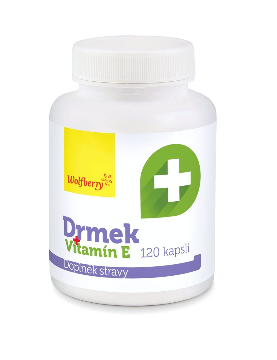 Wolfberry Drmek + vitamín E 120 kapslí Wolfberry