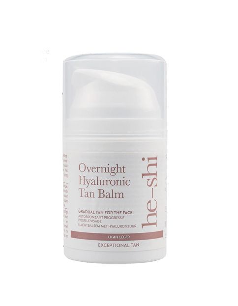 he-shi Overnight Hyaluronic Tan Balm samoopalovací noční balzám 50 ml he-shi