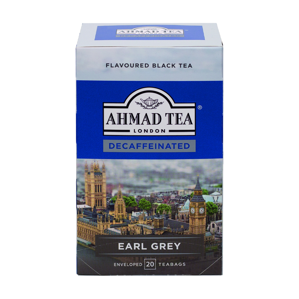 Ahmad Tea Earl Grey černý čaj bez kofeinu 20x2 g Ahmad Tea