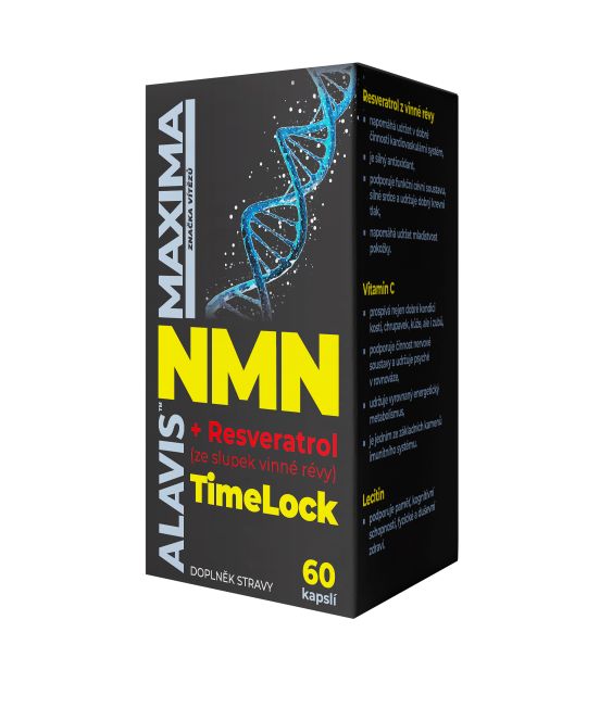 Alavis Maxima Genetics TimeLock NMN 60 kapslí Alavis