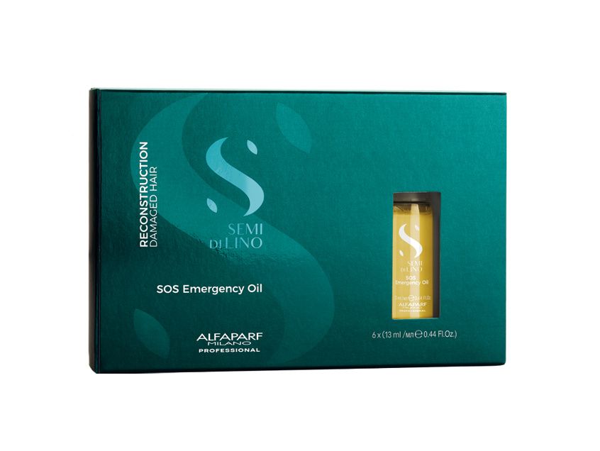 Alfaparf Milano Vegan SOS Emergency Oil rekonstrukční olej na poškozené vlasy 6x13 ml Alfaparf Milano