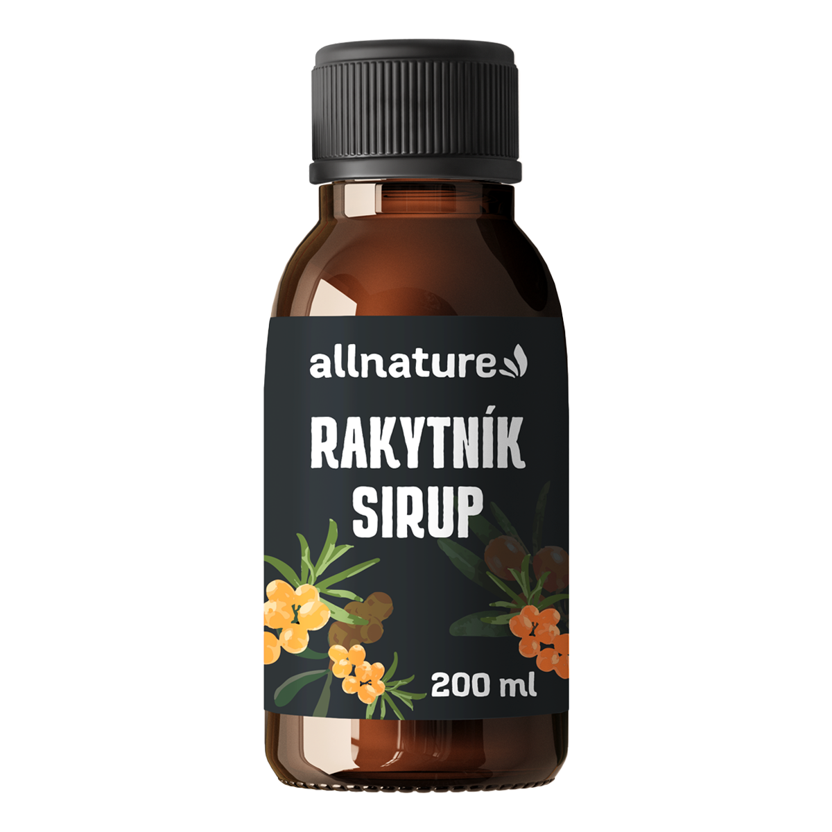 Allnature Rakytníkový sirup 200 ml Allnature