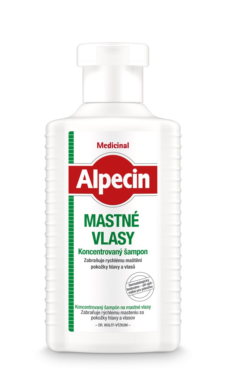 Alpecin Medicinal Šampon na mastné vlasy 200 ml Alpecin