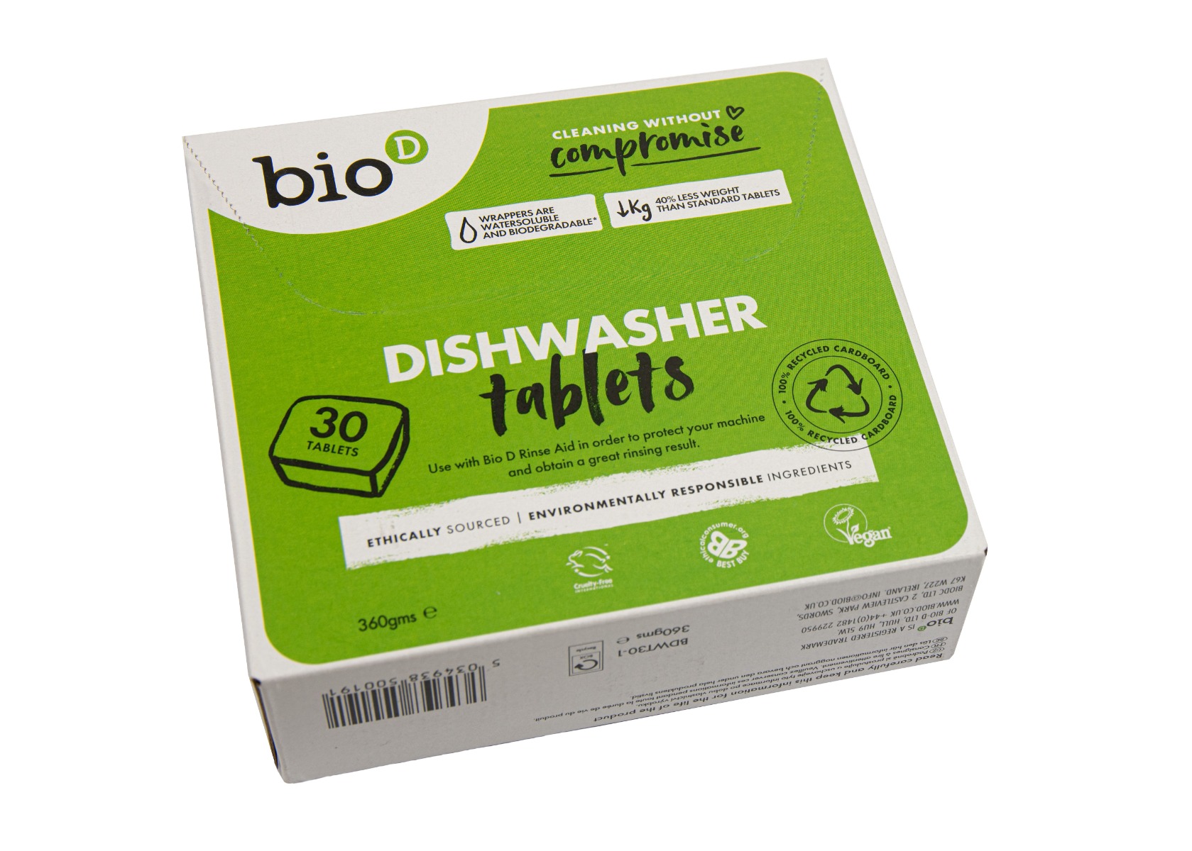 Bio d Tablety do myčky nádobí 30 ks Bio d