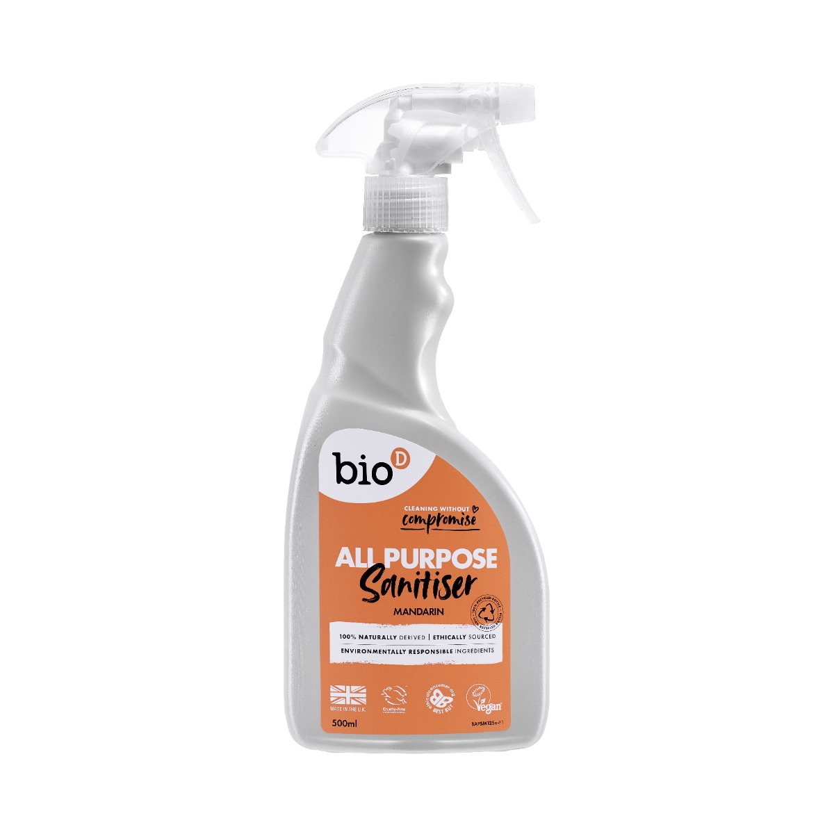 Bio d Univerzální čistič s dezinfekcí mandarinka 500 ml Bio d