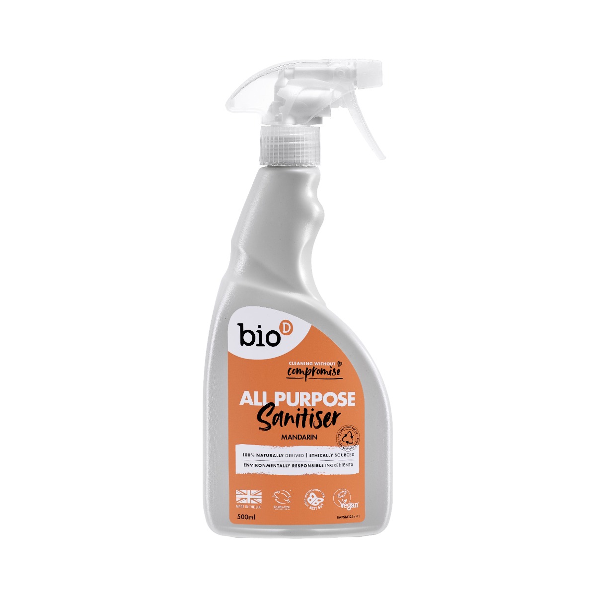 Bio d Univerzální čistič s dezinfekcí mandarinka 500 ml Bio d