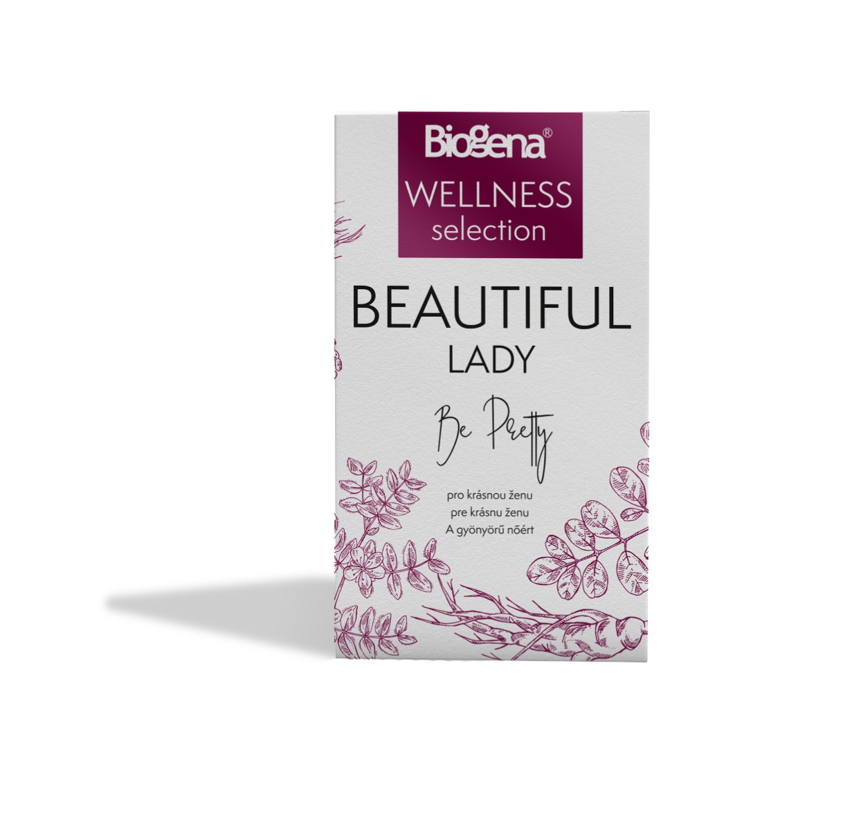 Biogena WELLNESS selection Beautiful lady porcovaný čaj 20x2 g Biogena