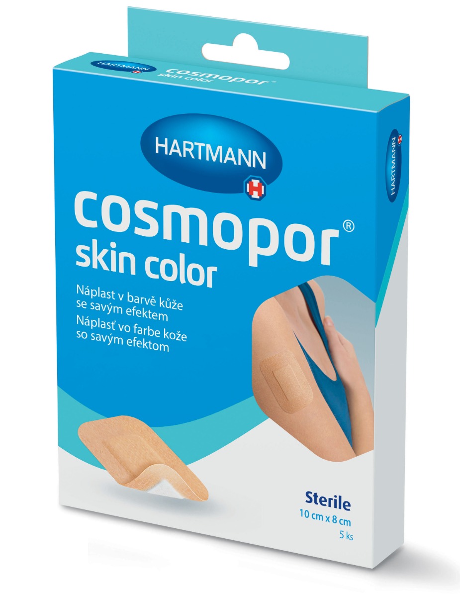 Cosmopor Skin color 10 x 8 cm náplasti dělené 5 ks Cosmopor