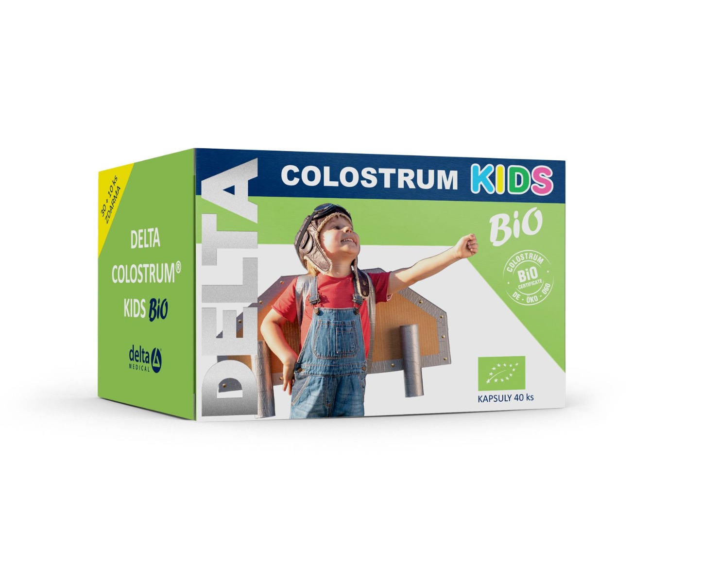 DELTA Colostrum Kids BIO 30+10 kapslí DELTA