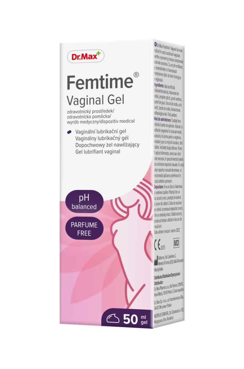 Dr.Max Femtime Vaginal Gel vaginální lubrikační gel 50 ml Dr.Max