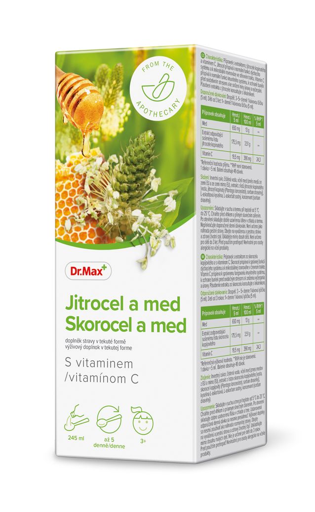 Dr.Max Jitrocel a med s vitaminem C 245 ml Dr.Max