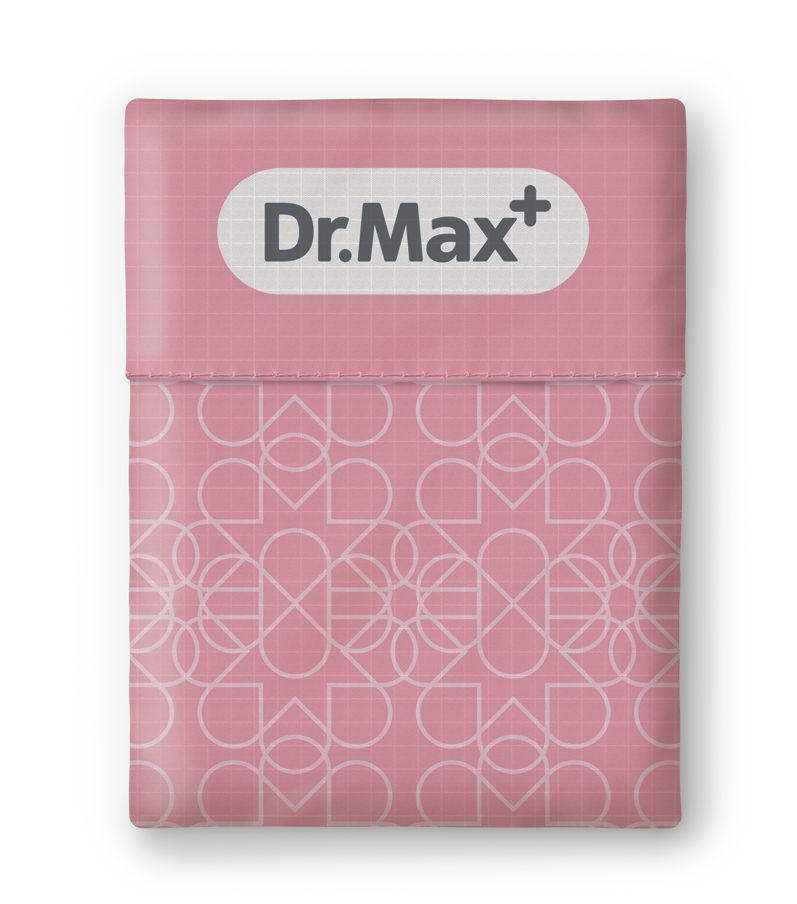 Dr.Max Nákupní taška 1 ks růžová Dr.Max