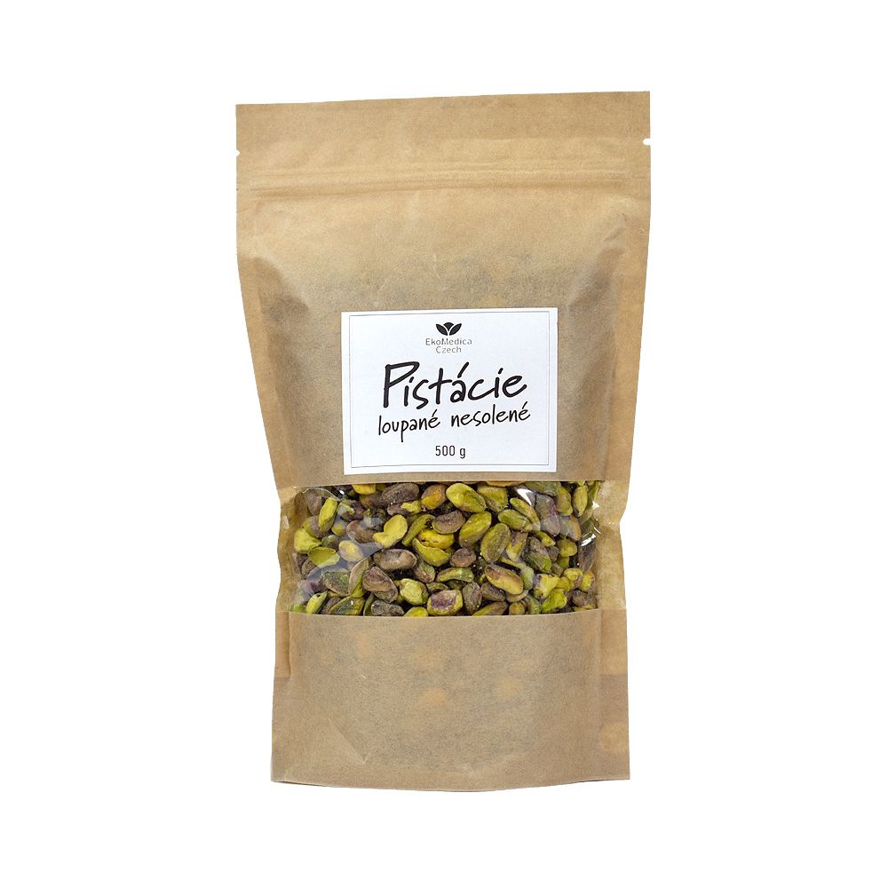 Ekomedica Pistácie loupané nesolené 500 g Ekomedica