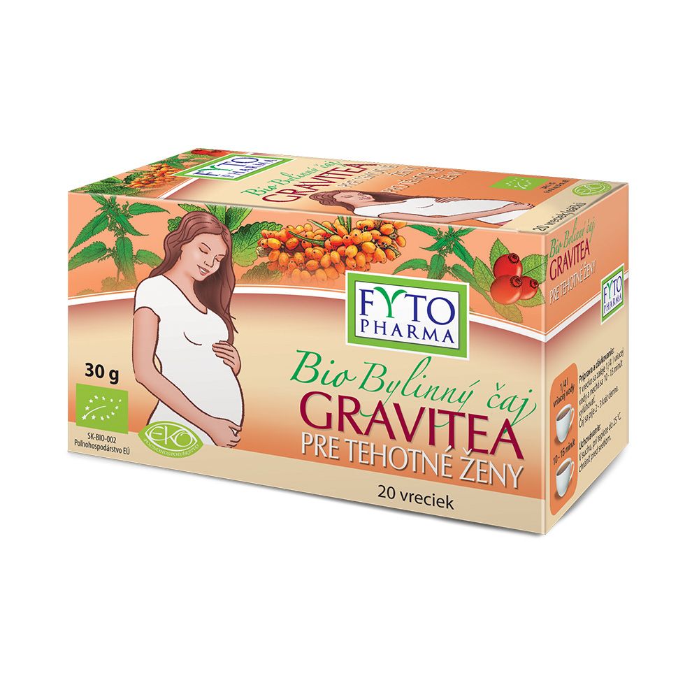 Fytopharma Gravitea BIO Bylinný čaj pro těhotné 20x1