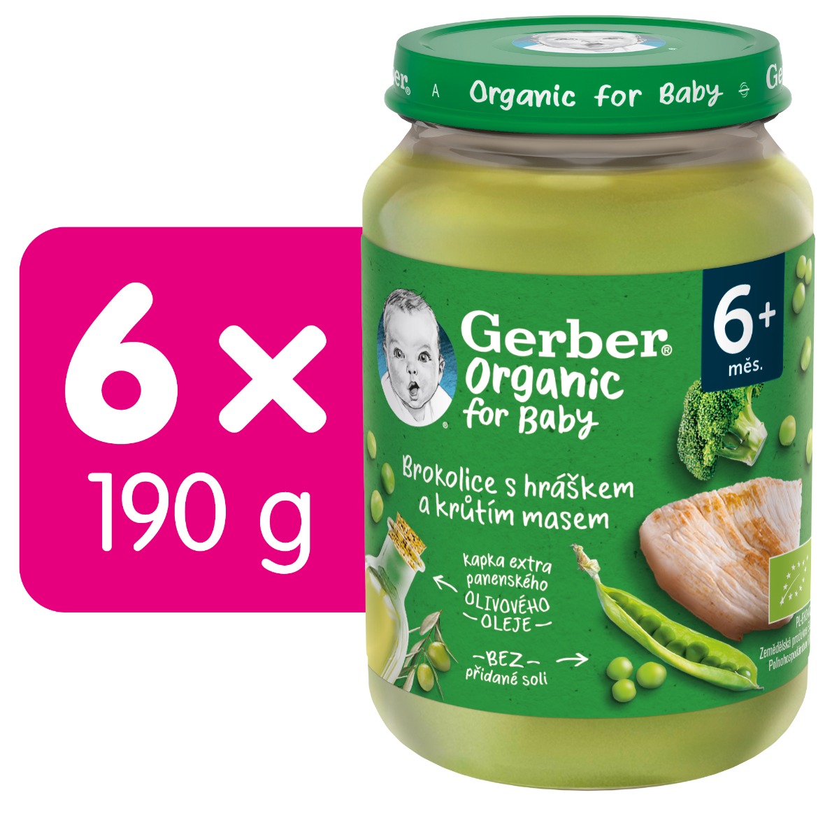 Gerber Organic for Baby Brokolice