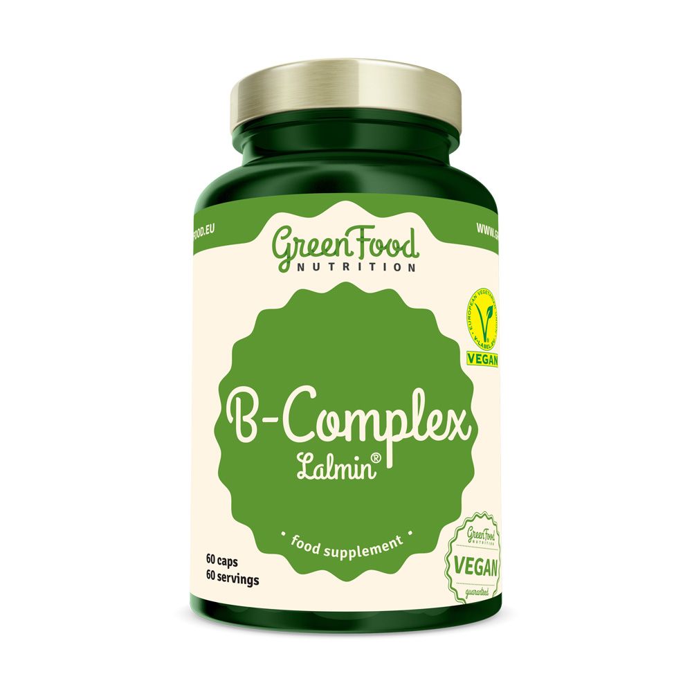 GreenFood Nutrition B-Complex Lalmin 60 kapslí GreenFood Nutrition