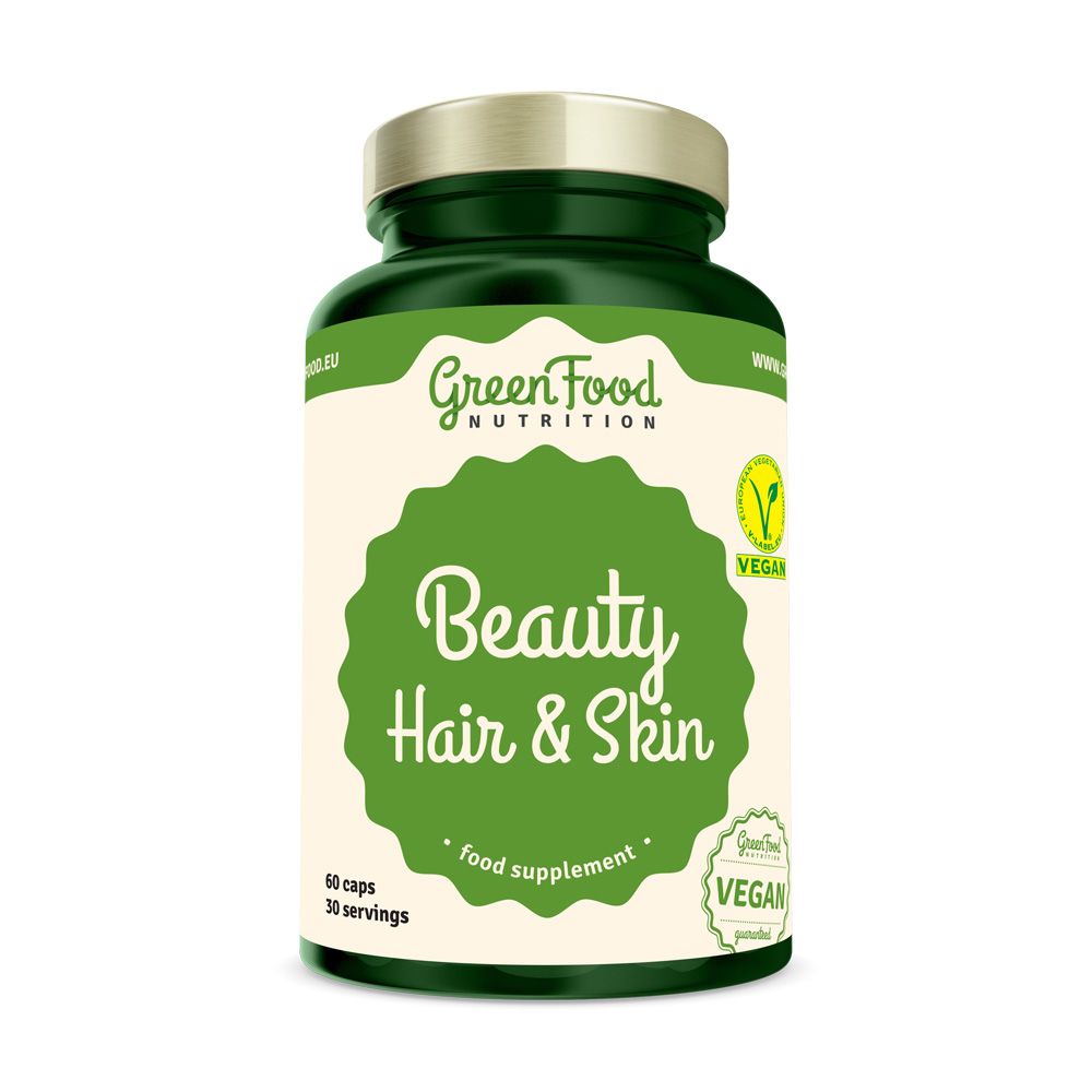 GreenFood Nutrition Beauty Hair & Skin 60 kapslí GreenFood Nutrition