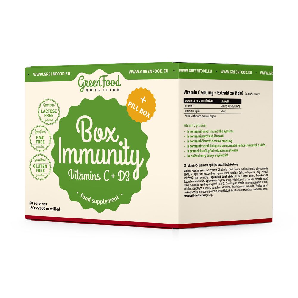 GreenFood Nutrition Box Immunity + Pillbox GreenFood Nutrition