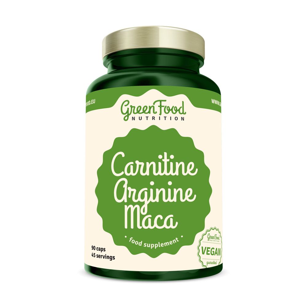 GreenFood Nutrition Carnitine Arginine Maca 90 kapslí GreenFood Nutrition