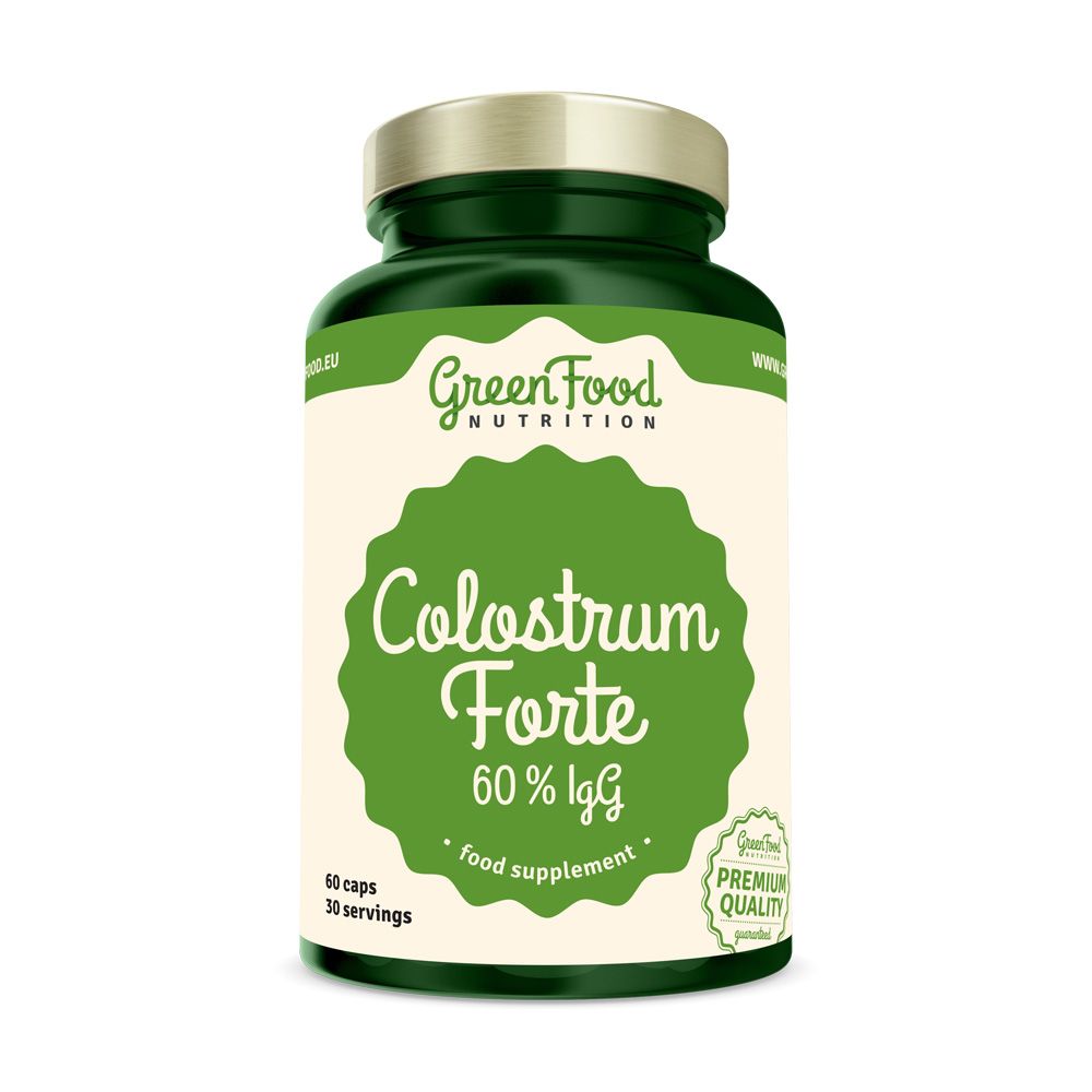 GreenFood Nutrition Colostrum Forte 60% IgG 60 kapslí GreenFood Nutrition