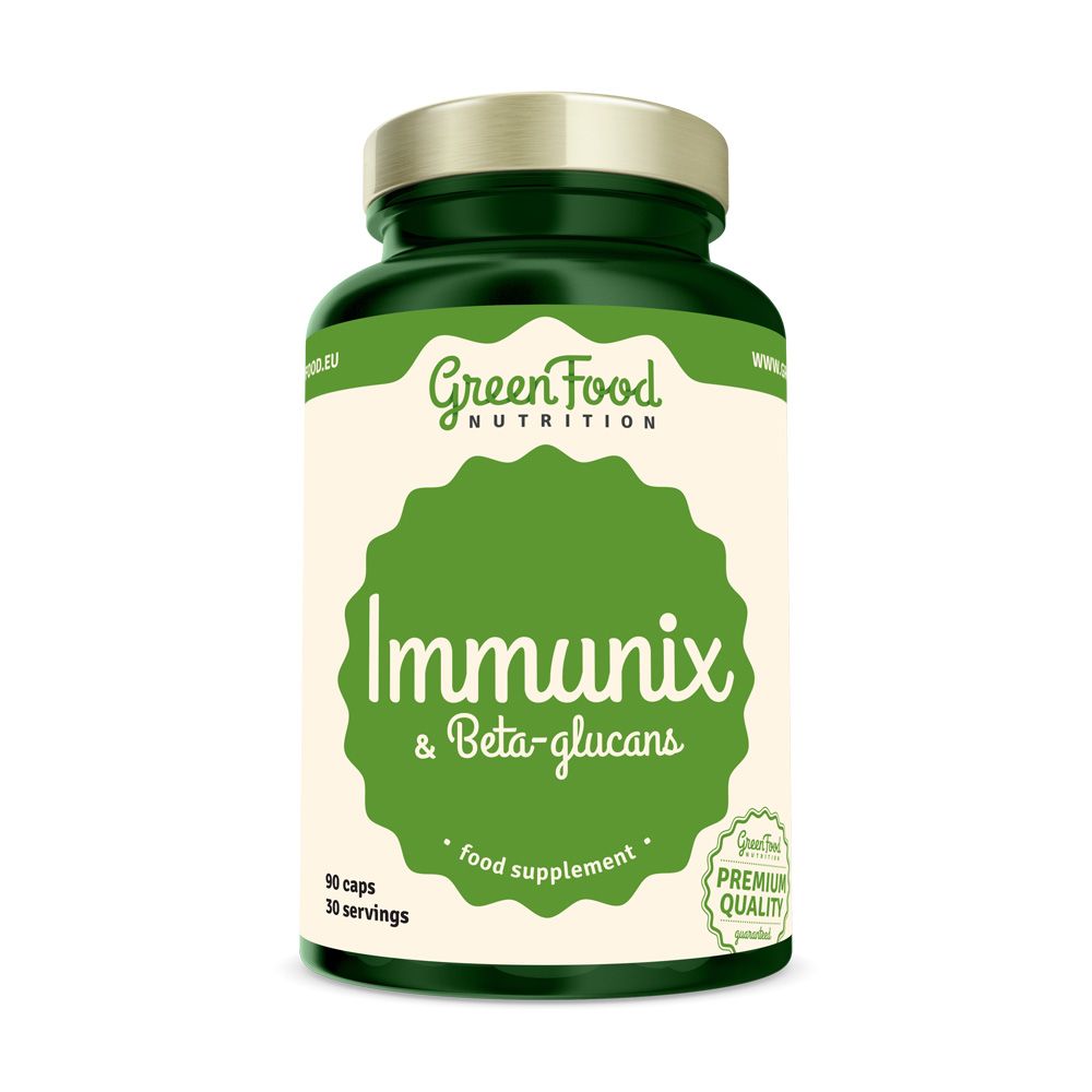 GreenFood Nutrition Immunix & Beta-glucans 90 kapslí GreenFood Nutrition