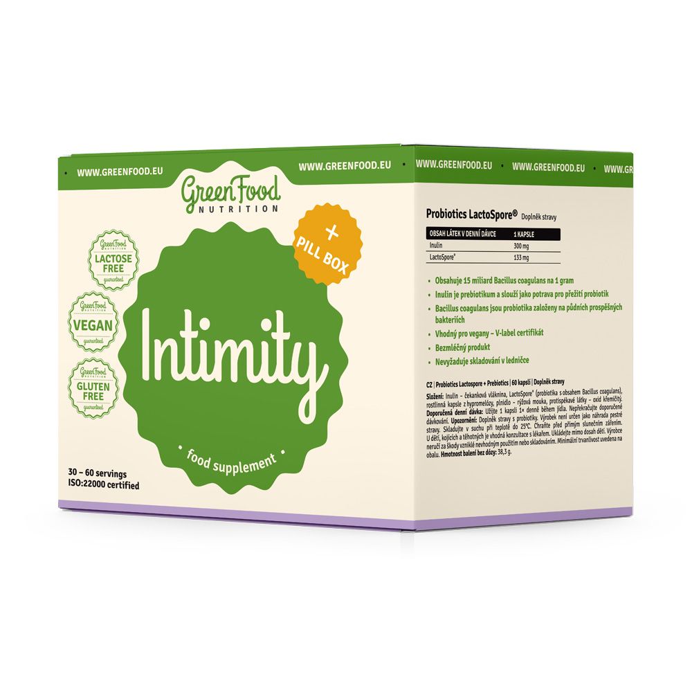 GreenFood Nutrition Intimity + Pillbox GreenFood Nutrition