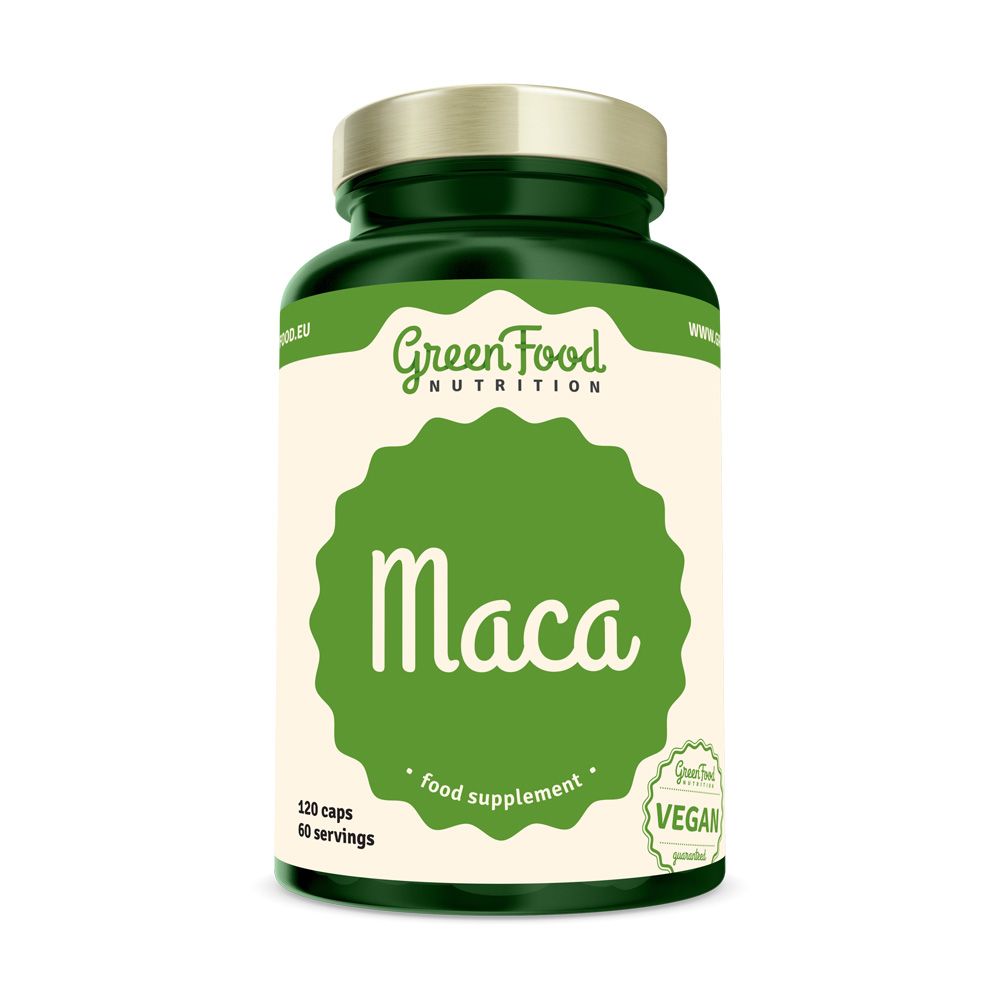 GreenFood Nutrition Maca 120 kapslí GreenFood Nutrition