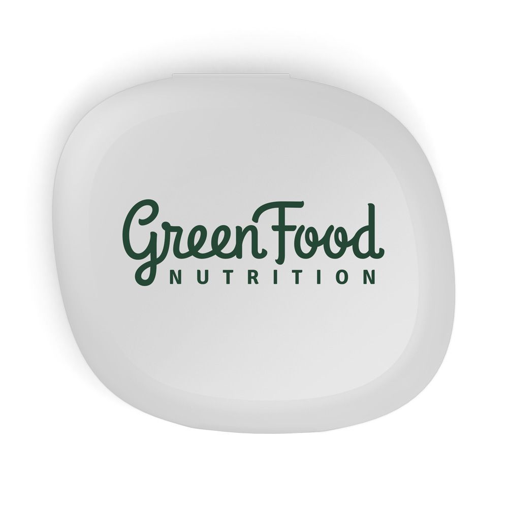 GreenFood Nutrition Pillbox dávkovač léků bílý GreenFood Nutrition