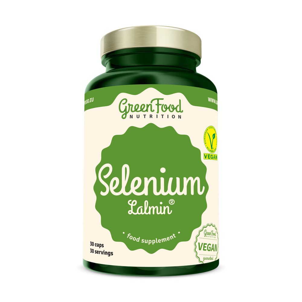 GreenFood Nutrition Selenium Lalmin 30 kapslí GreenFood Nutrition