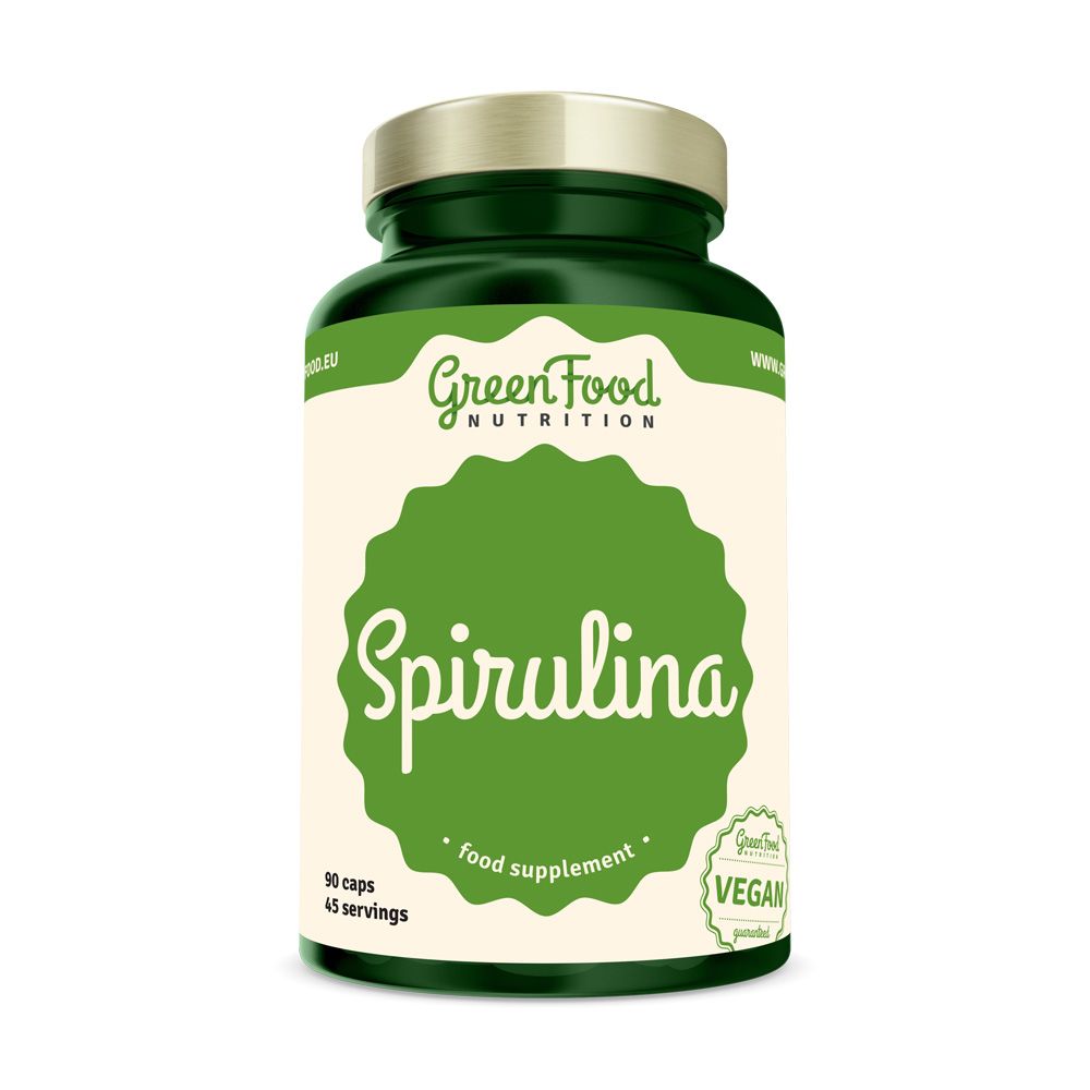 GreenFood Nutrition Spirulina 90 kapslí GreenFood Nutrition