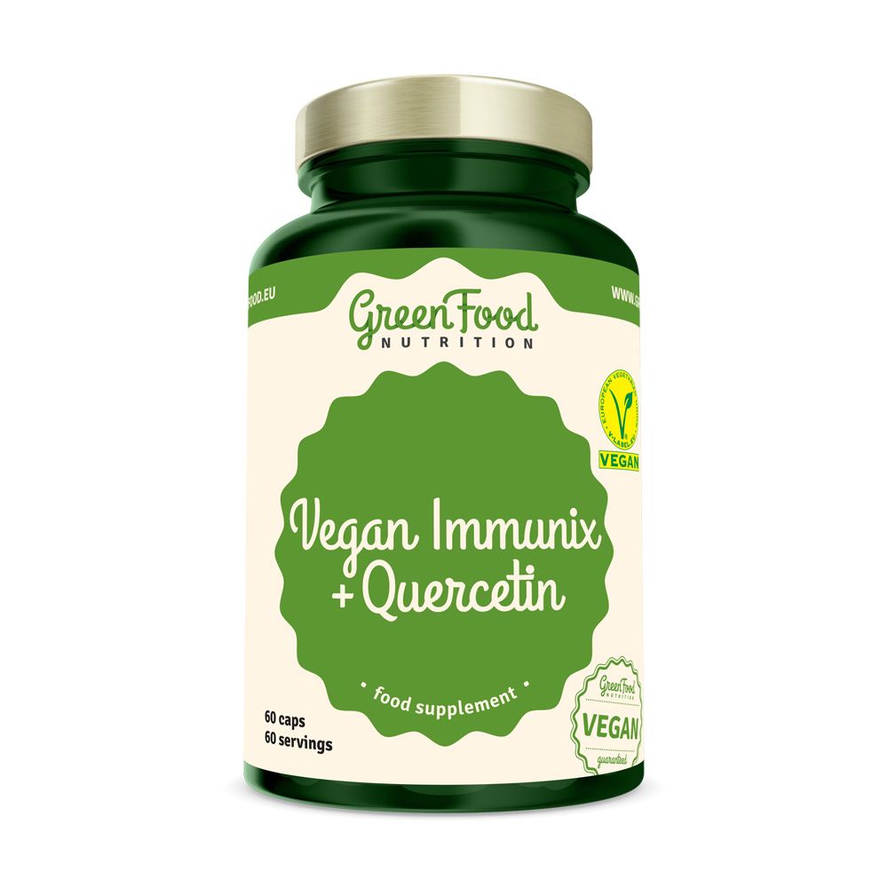 GreenFood Nutrition Vegan Immunix + Quercetin 60 kapslí GreenFood Nutrition