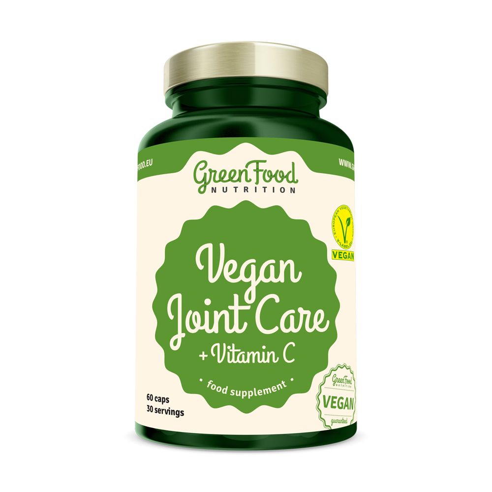 GreenFood Nutrition Vegan Joint Care + vitamin C 60 kapslí GreenFood Nutrition