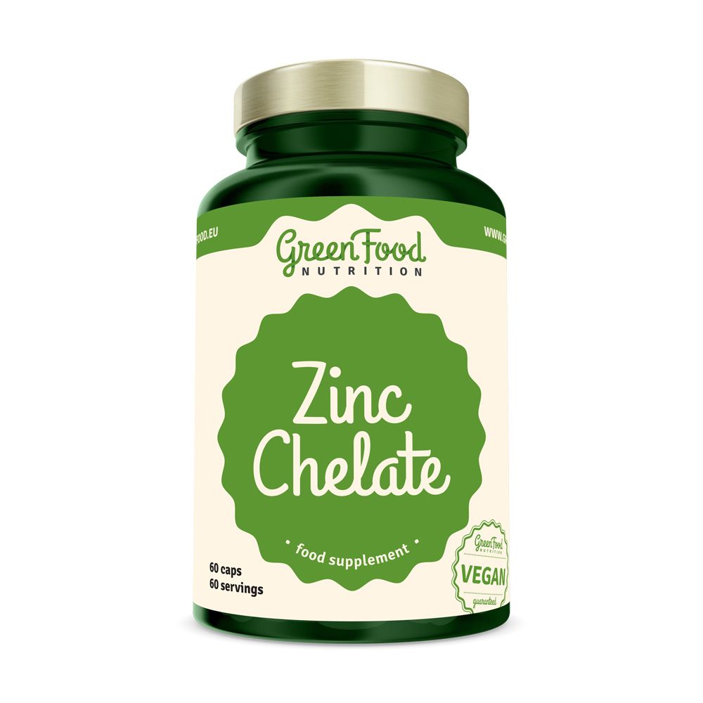 GreenFood Nutrition Zinc Chelate 60 kapslí GreenFood Nutrition