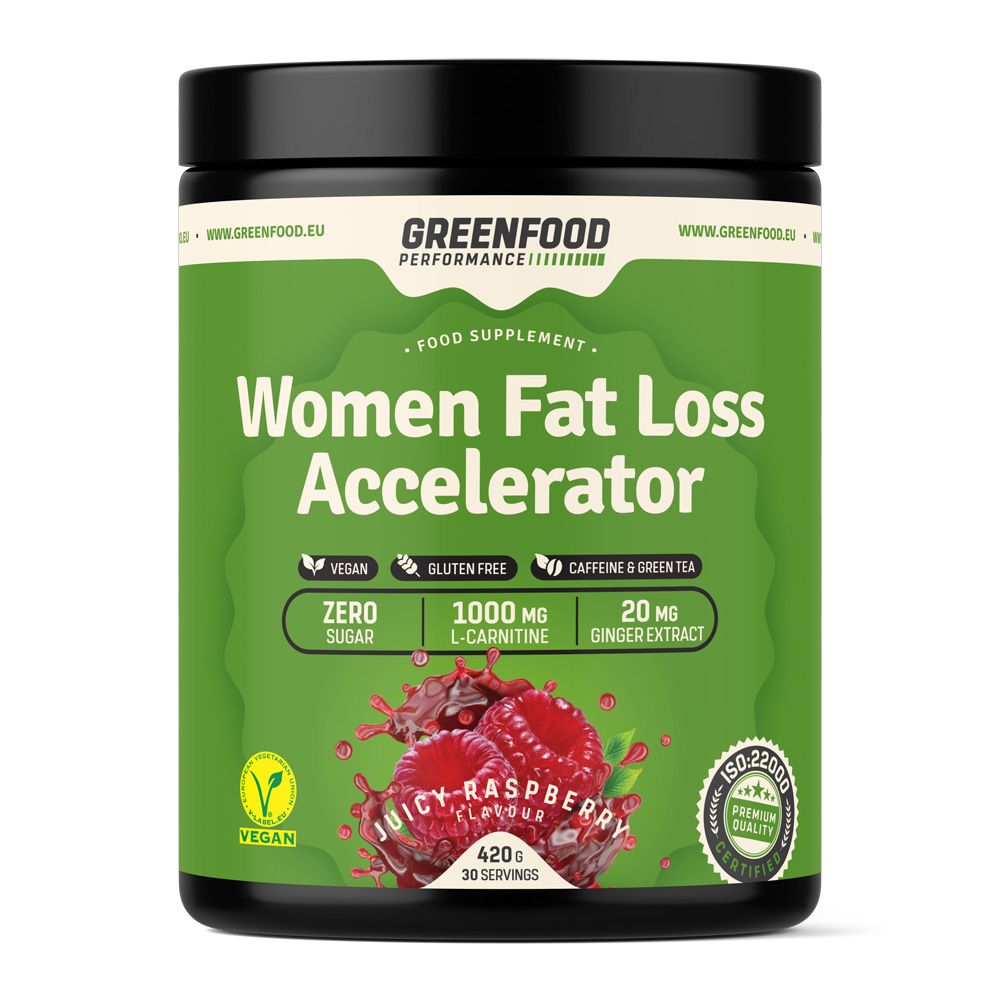 GreenFood Performance Women Fat Loss Accelerator Juicy malina 420 g GreenFood Performance