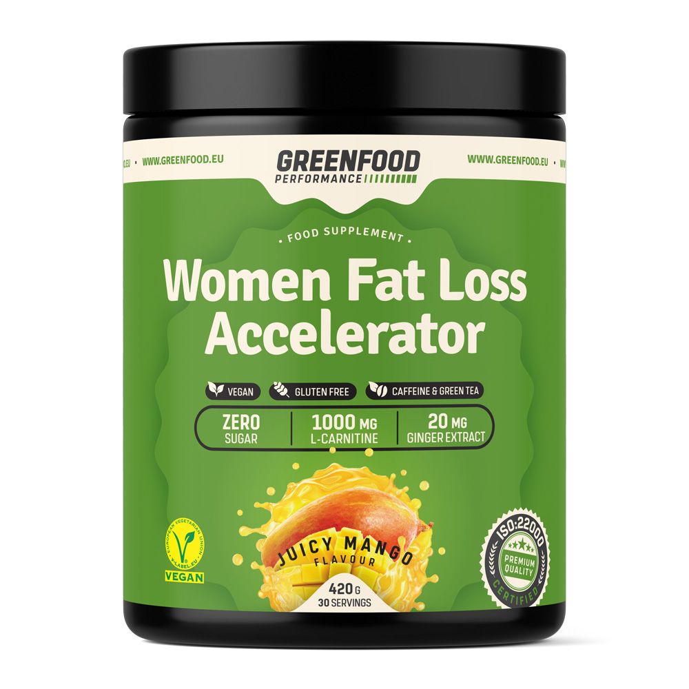 GreenFood Performance Women Fat Loss Accelerator Juicy mango 420 g GreenFood Performance