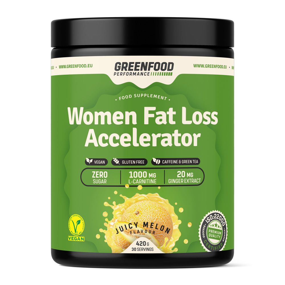 GreenFood Performance Women Fat Loss Accelerator Juicy meloun 420 g GreenFood Performance