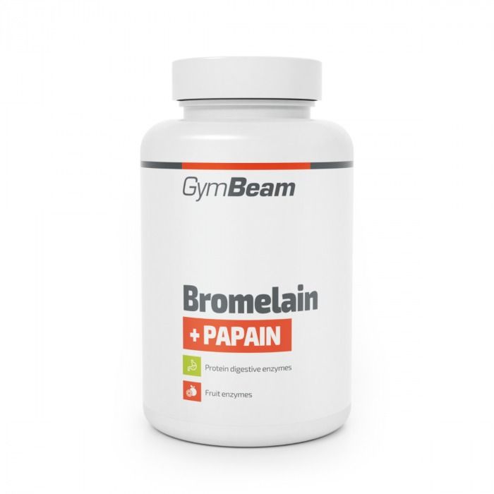 GymBeam Bromelain + Papain 90 kapslí GymBeam