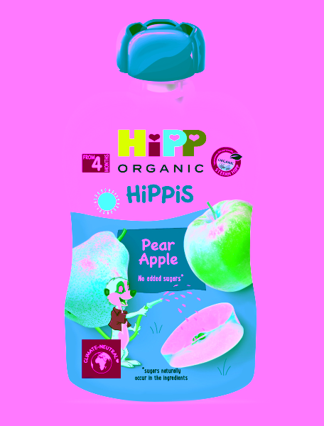 Hipp BIO Hippies Hruška-jablko 100 g Hipp