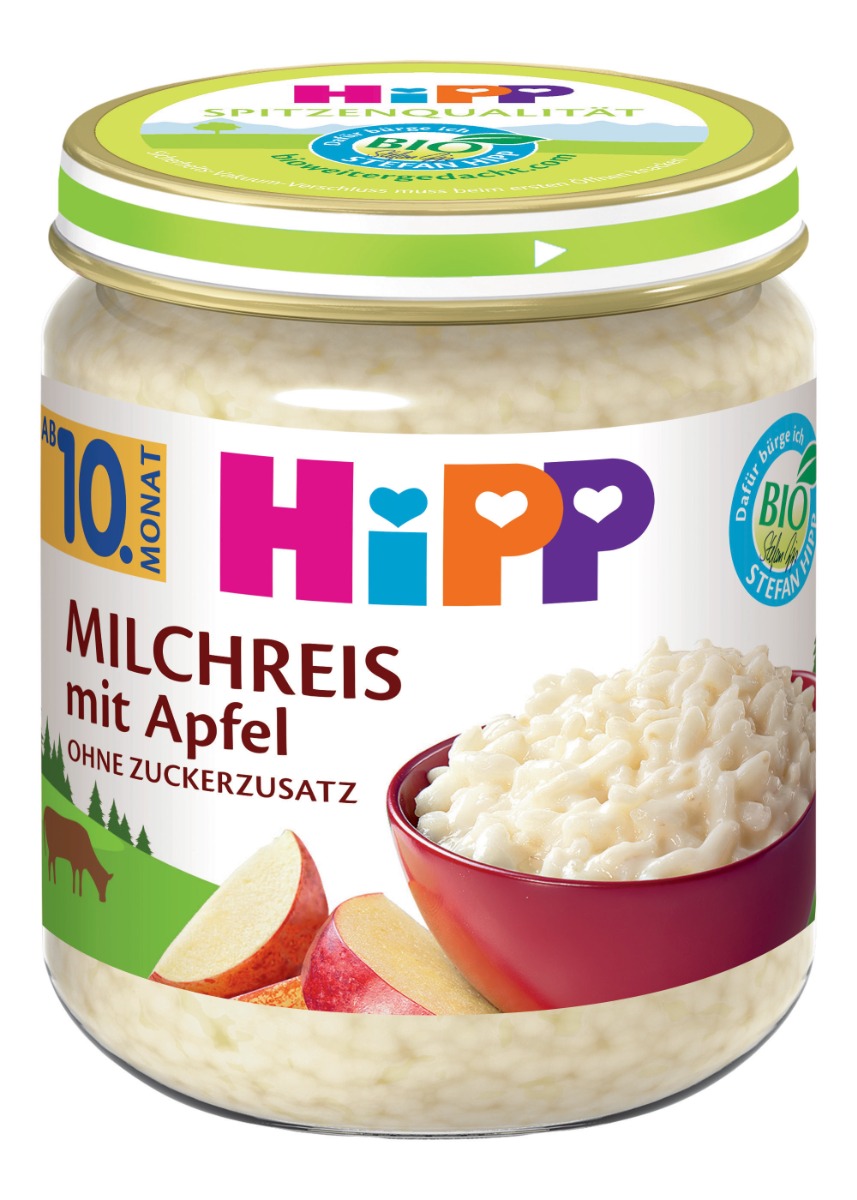 Hipp DEZERT BIO Mléčná rýže s jablky 200 g Hipp