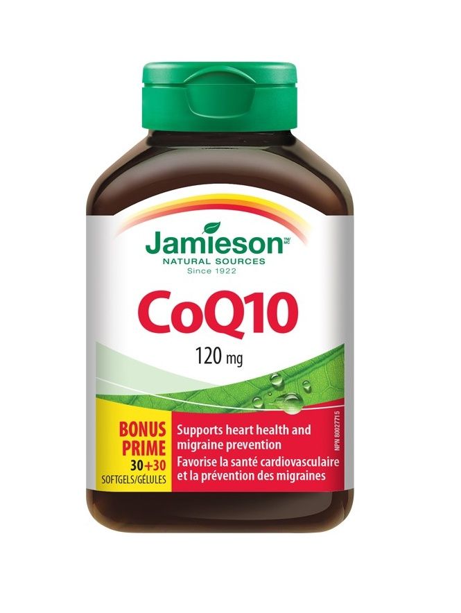 Jamieson Koenzym Q10 120 mg 60 kapslí Jamieson