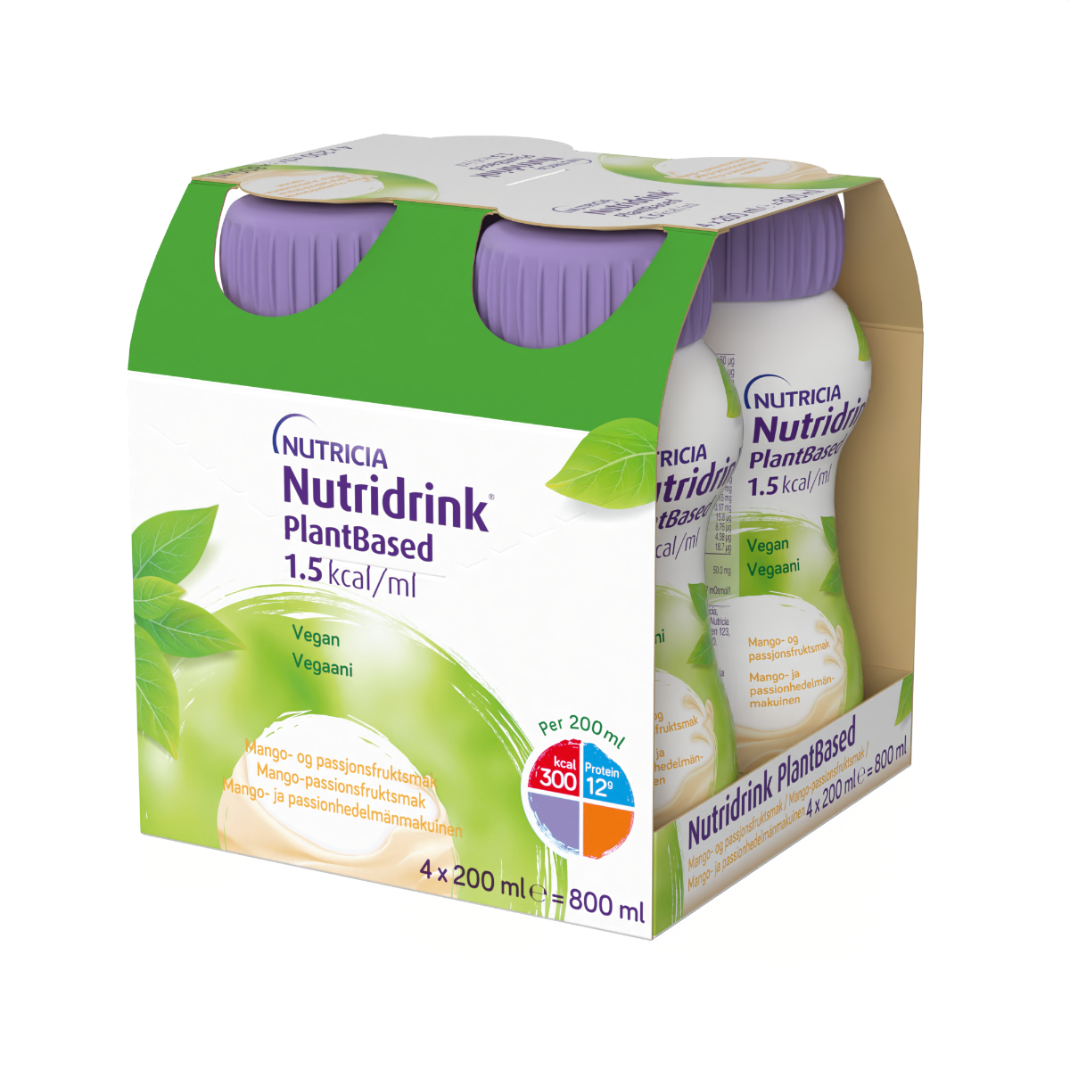 Nutridrink Plant Based mango&marakuja 4x200 ml Nutridrink