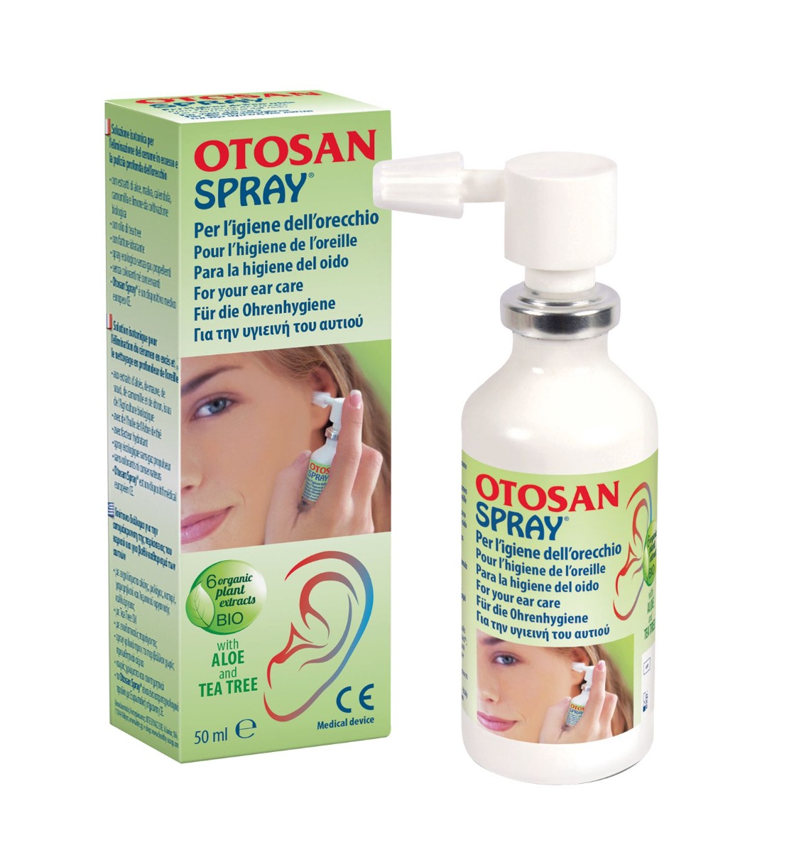 OTOSAN Ušní sprej s BIO extrakty 50 ml OTOSAN