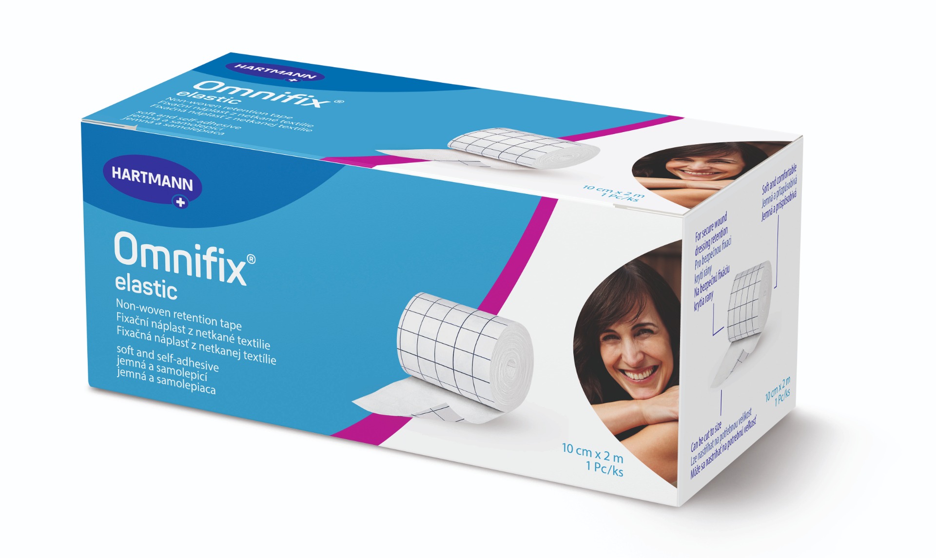 Omnifix Elastic 10 cm x 2 m náplast 1 ks Omnifix