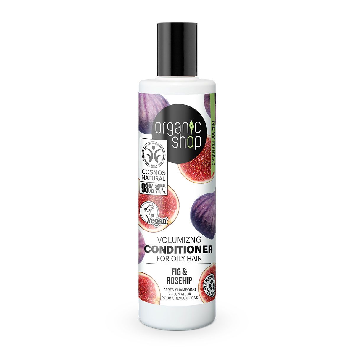 Organic Shop Objemový kondicionér na mastné vlasy Fíky a šípek 280 ml Organic Shop