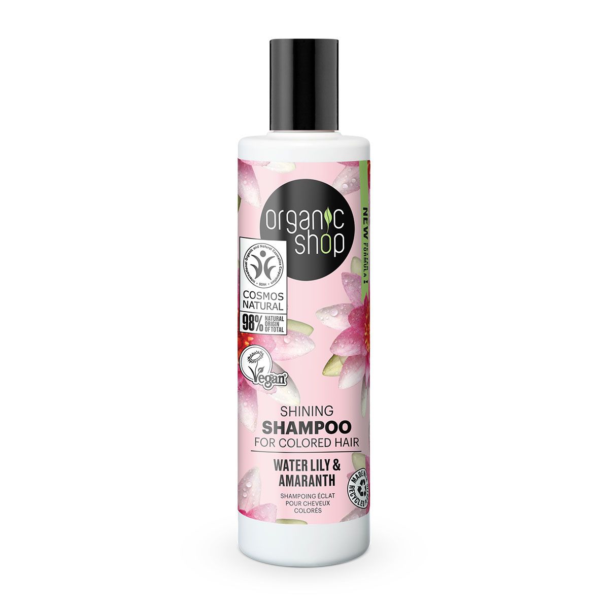 Organic Shop Rozjasňující šampon pro barvené vlasy Leknín a amarant 280 ml Organic Shop