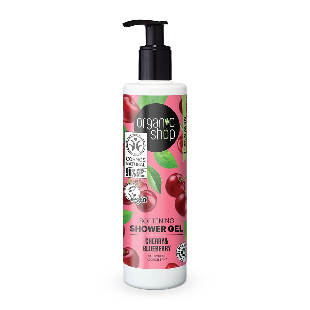 Organic Shop Zjemňující sprchový gel Třešeň a borůvka 280 ml Organic Shop