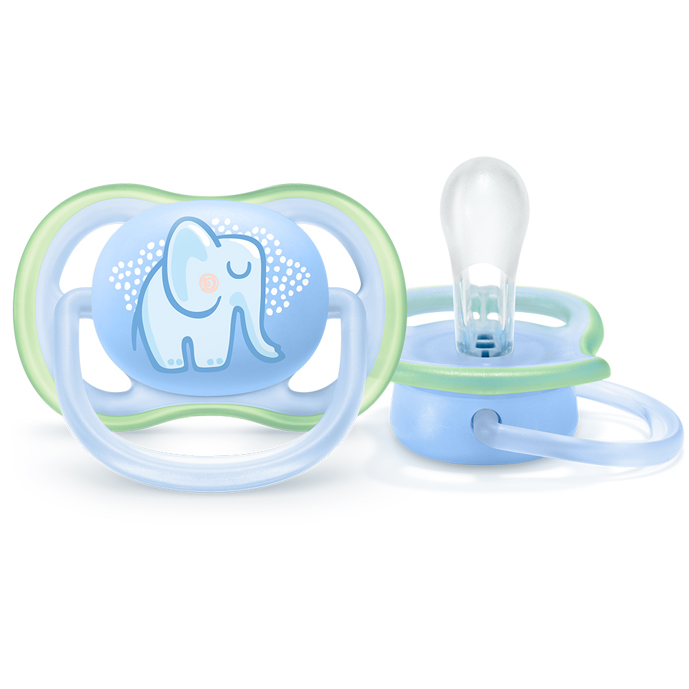 Philips Avent Šidítko Ultra air Slon 0–6 m 1 ks modré Philips Avent