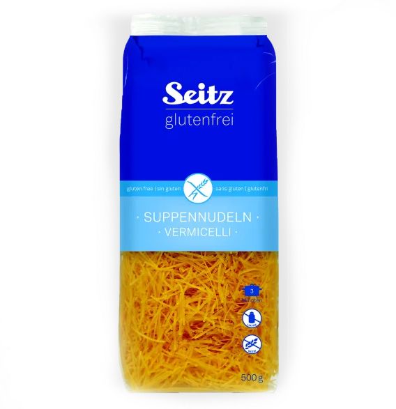 SEITZ Těstoviny Vermicelli polévkové nudle bez lepku 500 g SEITZ