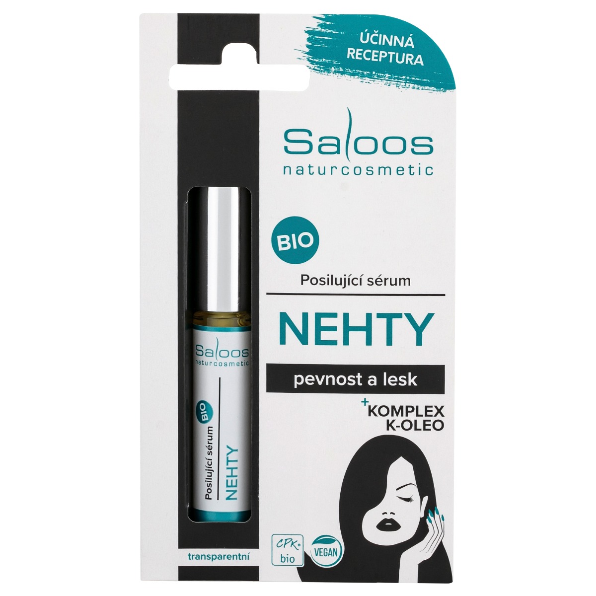 Saloos Posilující sérum na nehty BIO 7 ml Saloos